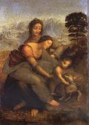 LEONARDO da Vinci Maria with Child and St. Anna china oil painting reproduction